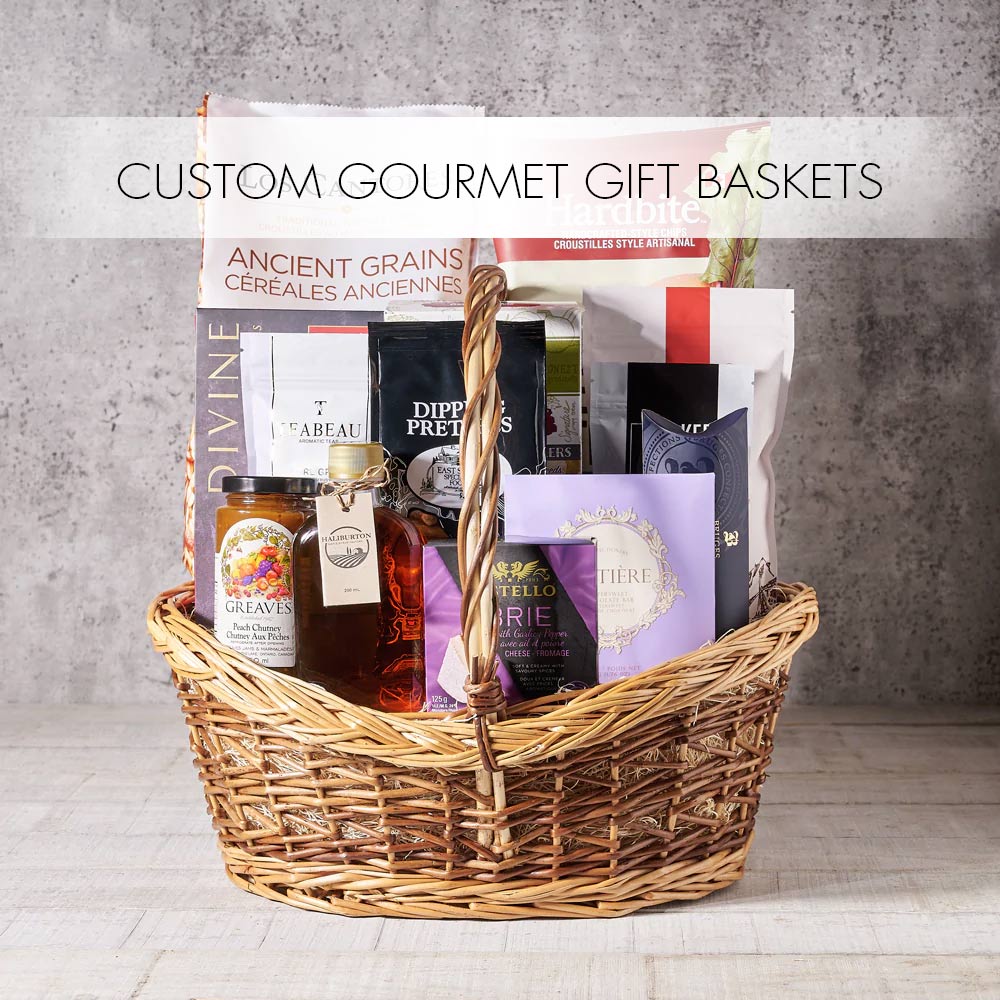 Everyone loves our Custom & Gourmet Gift Baskets and they are appropriate for almost any occasion
