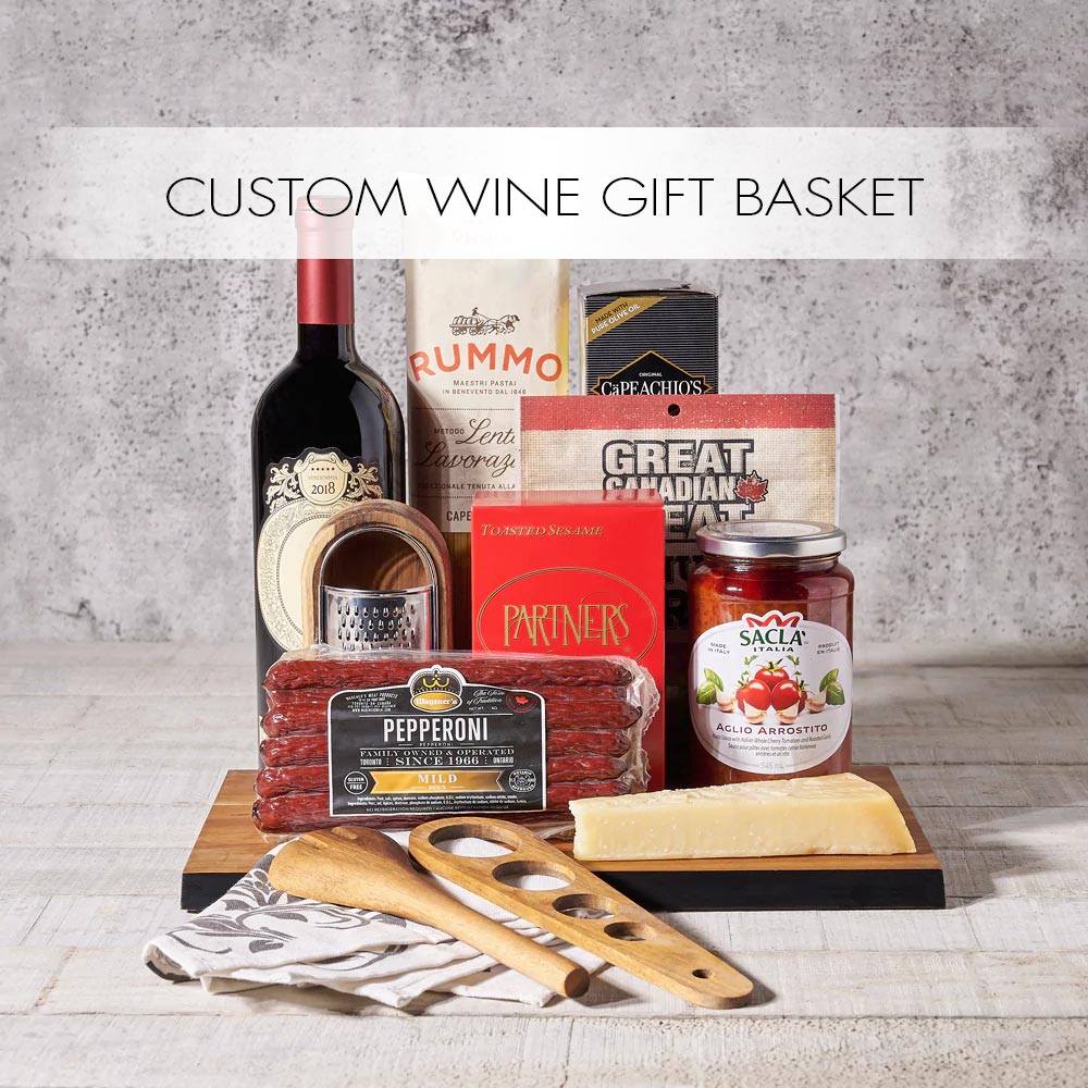 Custom Wine Gift Baskets – When you want to make your gift stand out, try crafting one of our Custom Wine Gift Baskets