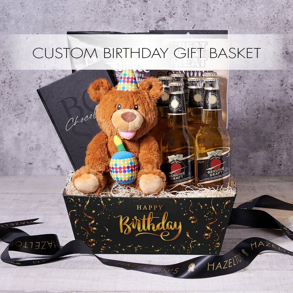 This Custom Birthday Gift Basket is perfect if you want to “Build Your Own” Birthday Gift Basket