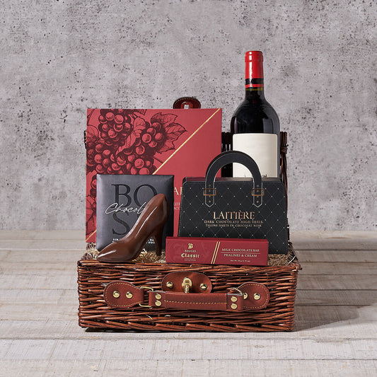 Drinks & Sweets Gift Set, wine gift, wine, gourmet gift, gourmet, chocolate gift, chocolate