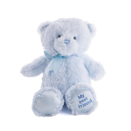 Blue Best Friend Baby Plush Bear, Baby Boy Plushies, Baby Toys, Baby Plushies, Plushy Toys