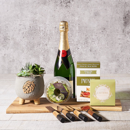 A Very Special Day Gift Basket, Champagne Gift Baskets, Cheese Gift Baskets, Gourmet Gift Baskets, Chocolates, Crackers, Cheese Knives