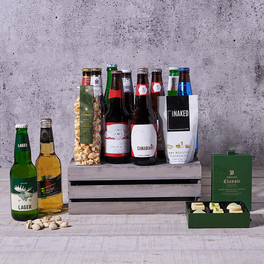 Ultimate Beer Gift Basket, beer gift, beer, gourmet gift, gourmet Hazelton's 