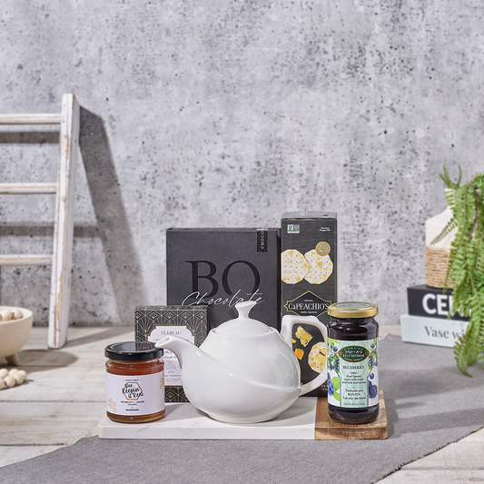 Comfy, Cozy Kosher Tea Gift Tray, kosher gift, kosher, tea gift, tea