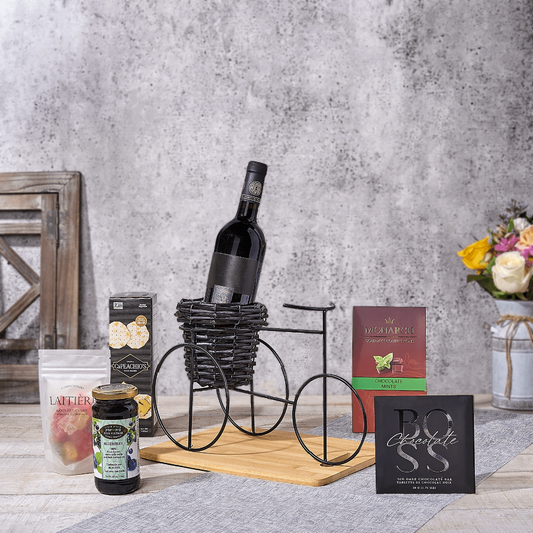 Kosher Wine Cart, wine gift, wine, kosher gift, kosher, chocolate gift, chocolate, USA delivery